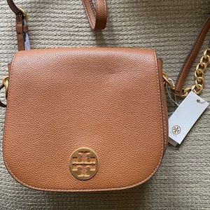 NWT Tory Burch Everly Flap Saddle Crossbody Bag